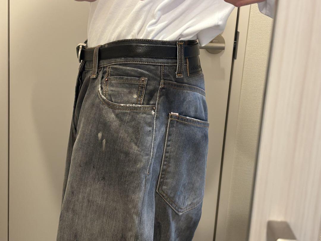 OUR LEGACY アワーレガシー 2cm ベルト 90cm レザー ブラック