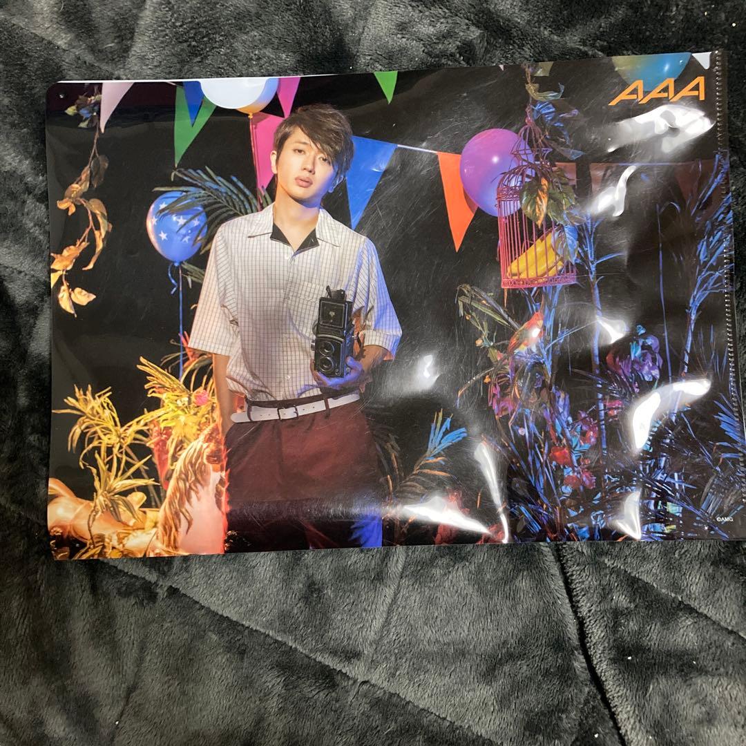 AAA クリアファイル FANTASTIC OVER パンダ 集合 Nissy