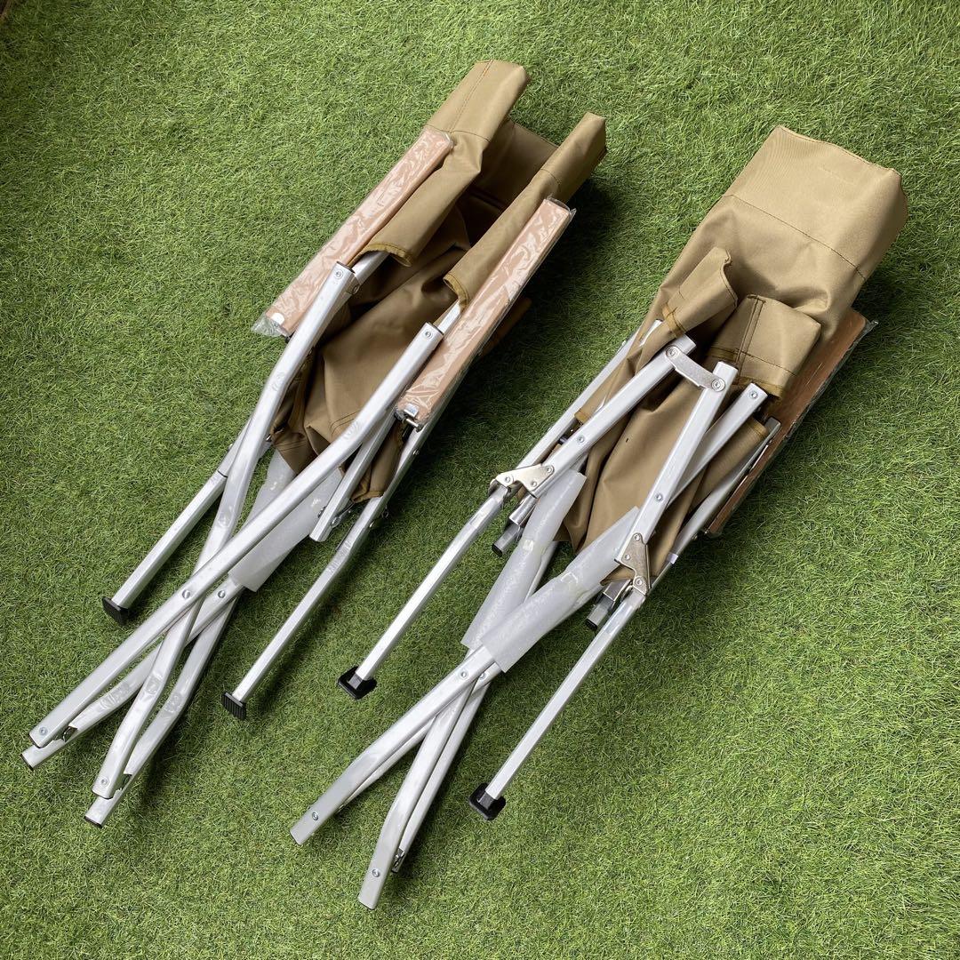 新品スノーピークOEM品】ローチェア30 カーキ 2脚セット アウトドア