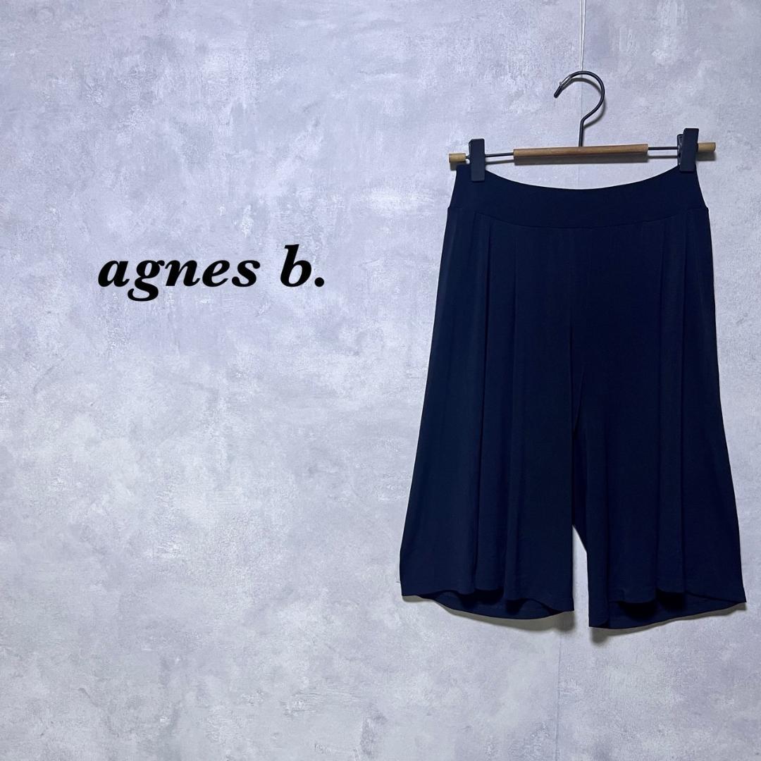 agnes b. ハーフパンツ archive フランス製 黒 S 3936