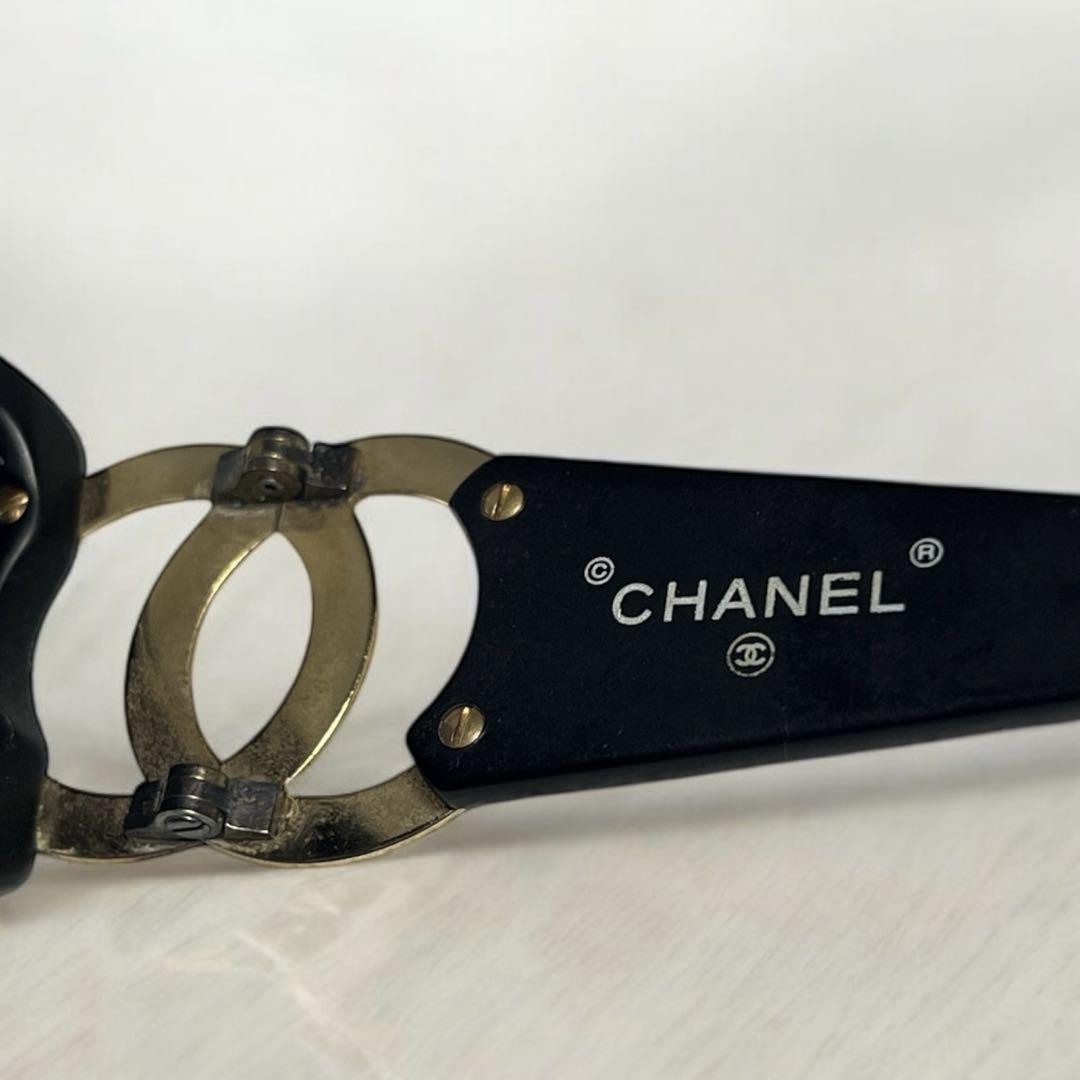 【CHANEL 】ココマークサングラス ブラック　ケース付き　90405