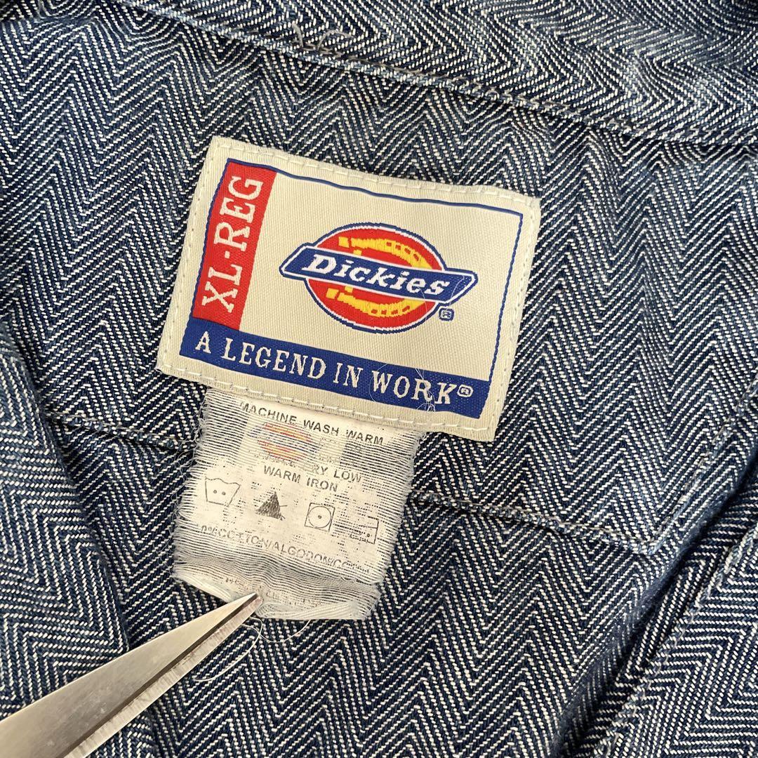 Dickies◼️90sオールド・ディッキーズ・ツナギ◼️ヘリンボーン