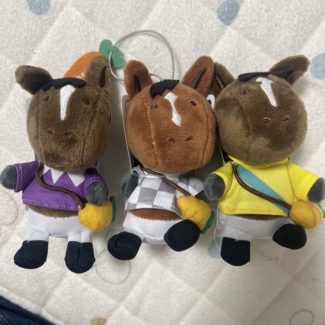 新品】夢みる名馬コレクションマスコット① 全3種コンプリート