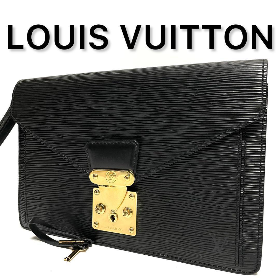 ✨良品✨LOUIS VUITTON エピ セリエ ドラゴンヌ クラッチバッグ 黒