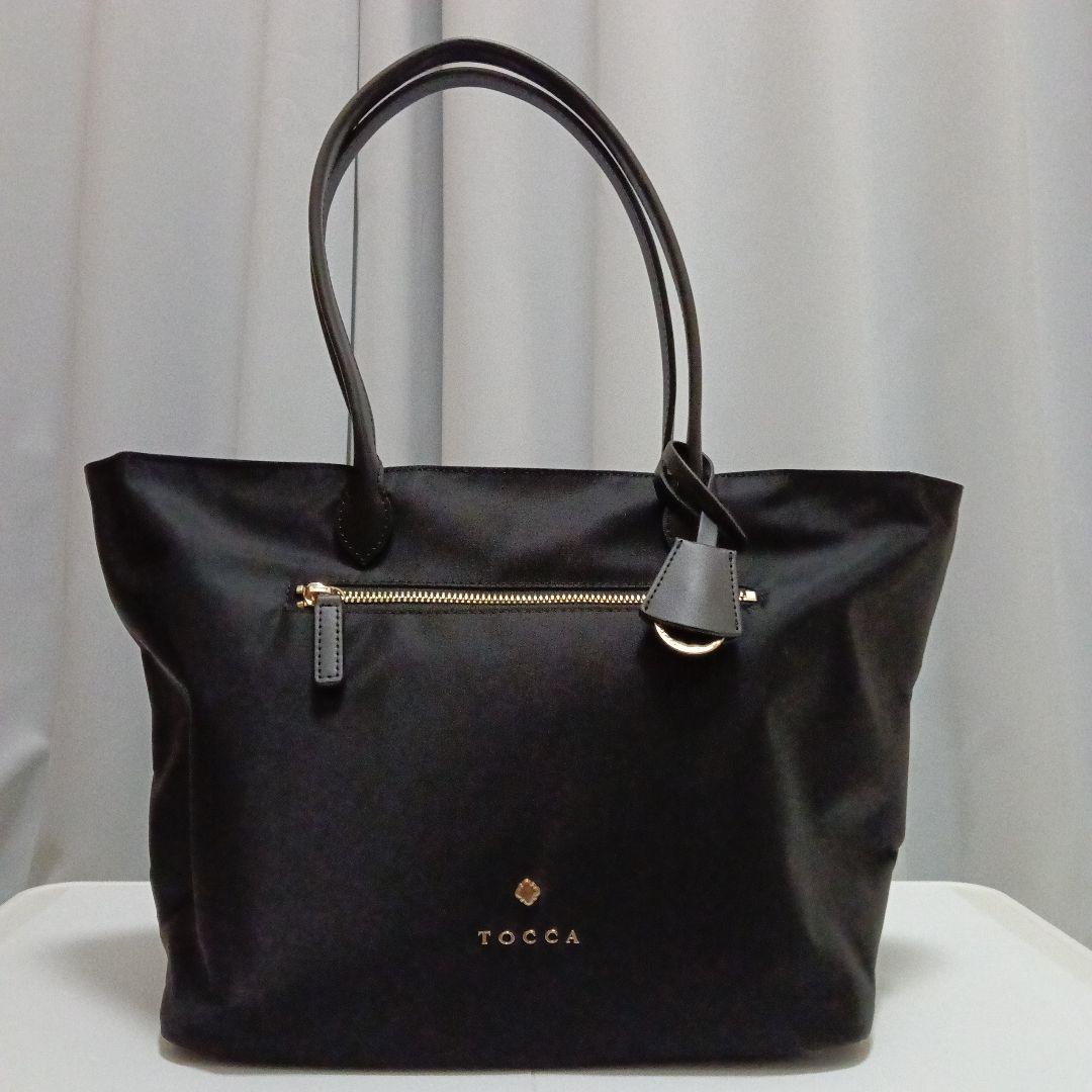 【新品】TOCCA ブラック ナイロントートバッグ