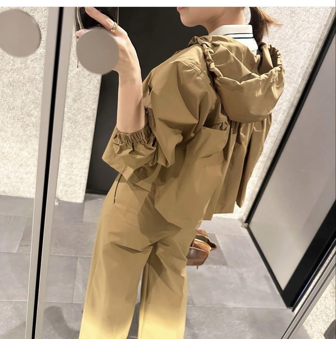 yori 撥水フェスパーカー キャメル 36新品・未使用・タグ付