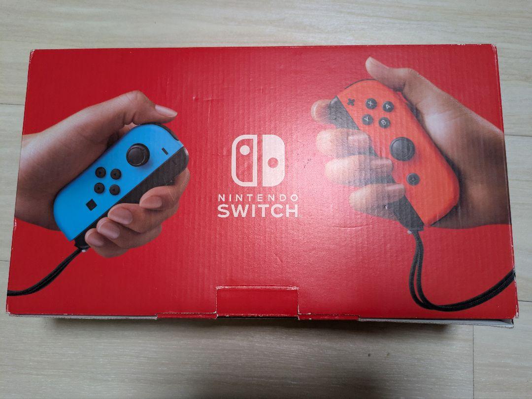 Nintendo Switch 本体 青赤Joy-Con - メルカリ