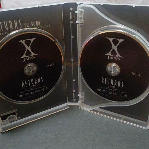 X JAPAN X JAPAN RETURNS 完全版 1993.12.31 … DIP0h-m96376565757 NEW人気