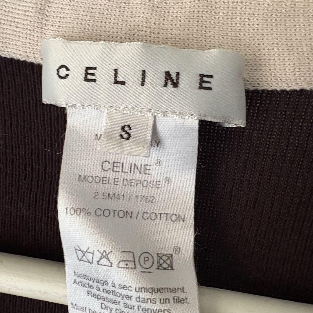 CELINE セリーヌ ボウタイデザイン ニットセーター S
