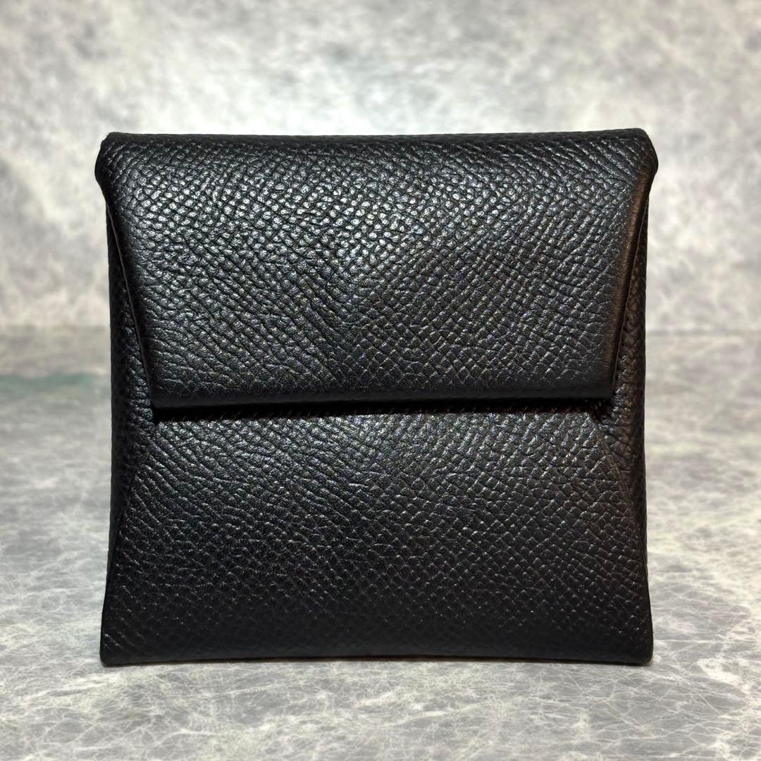 ︎HERMES ︎ エルメス バスティア コインケース ブラック ノアール 黒