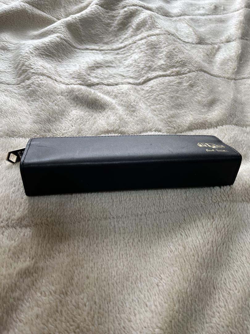 美品 Paul Smith ポールスミス ペンケース 筆箱 レザー ミニクーパー