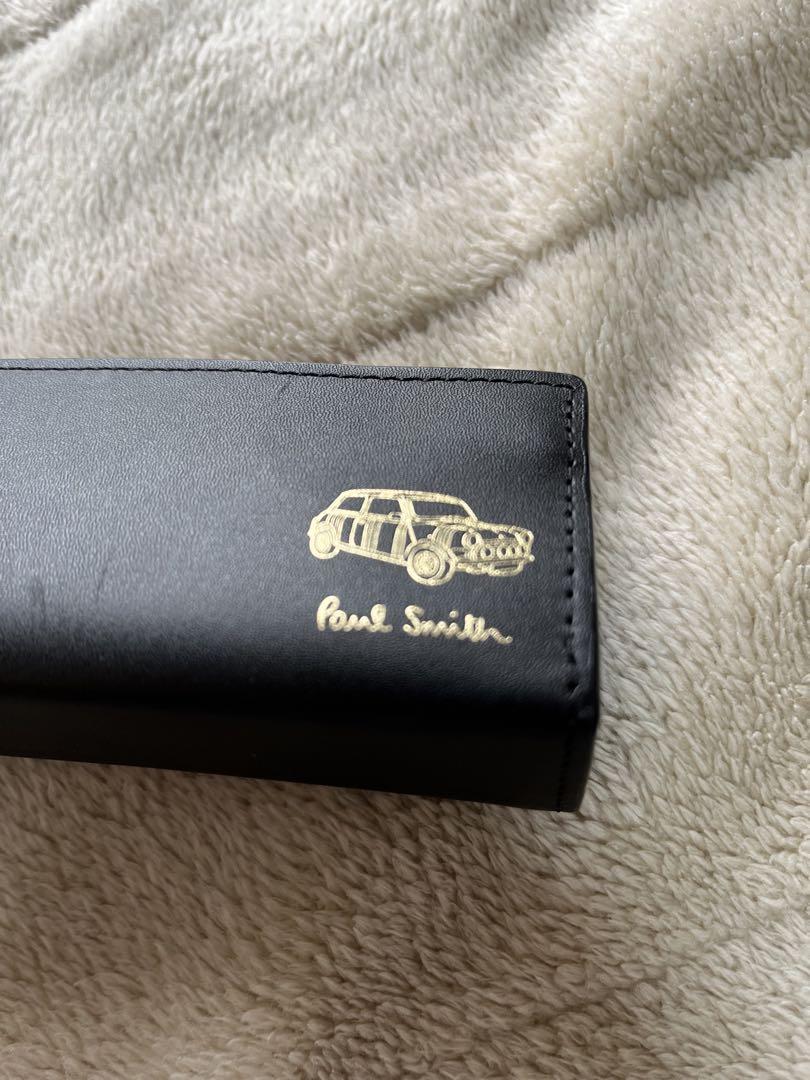 美品 Paul Smith ポールスミス ペンケース 筆箱 レザー ミニクーパー
