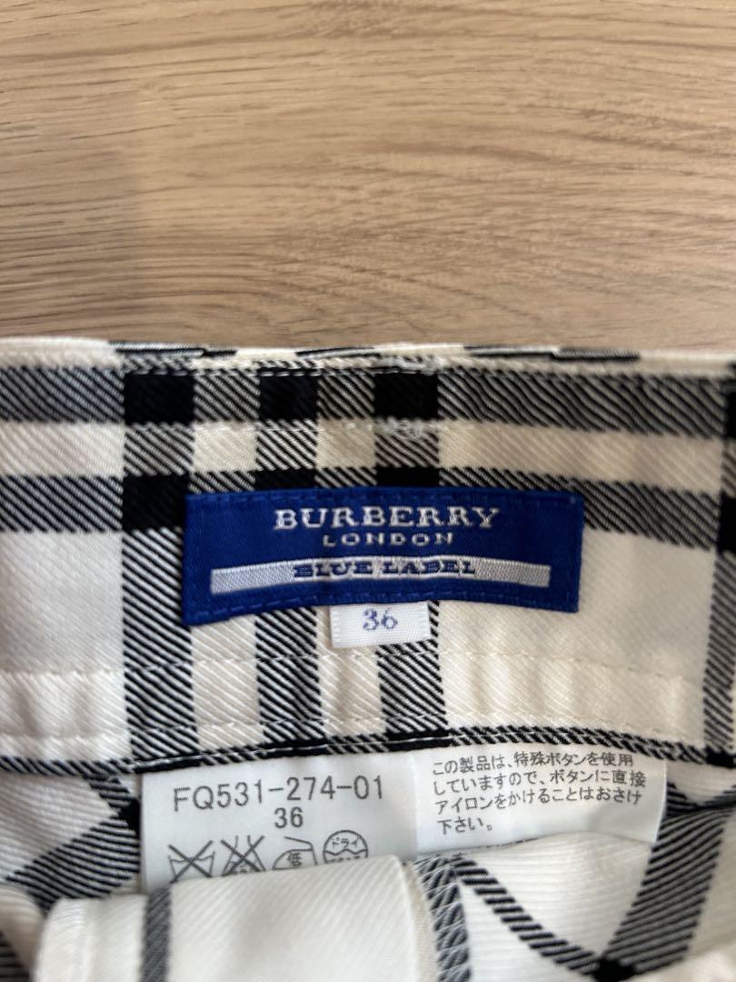 BURBERRY BLUE LABEL チェック柄ミニスカート 36