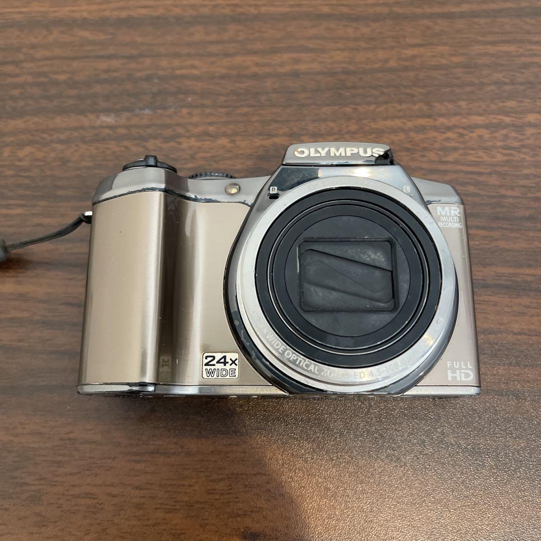 3589 OLYMPUS SZ-31 ブラウン デジカメ