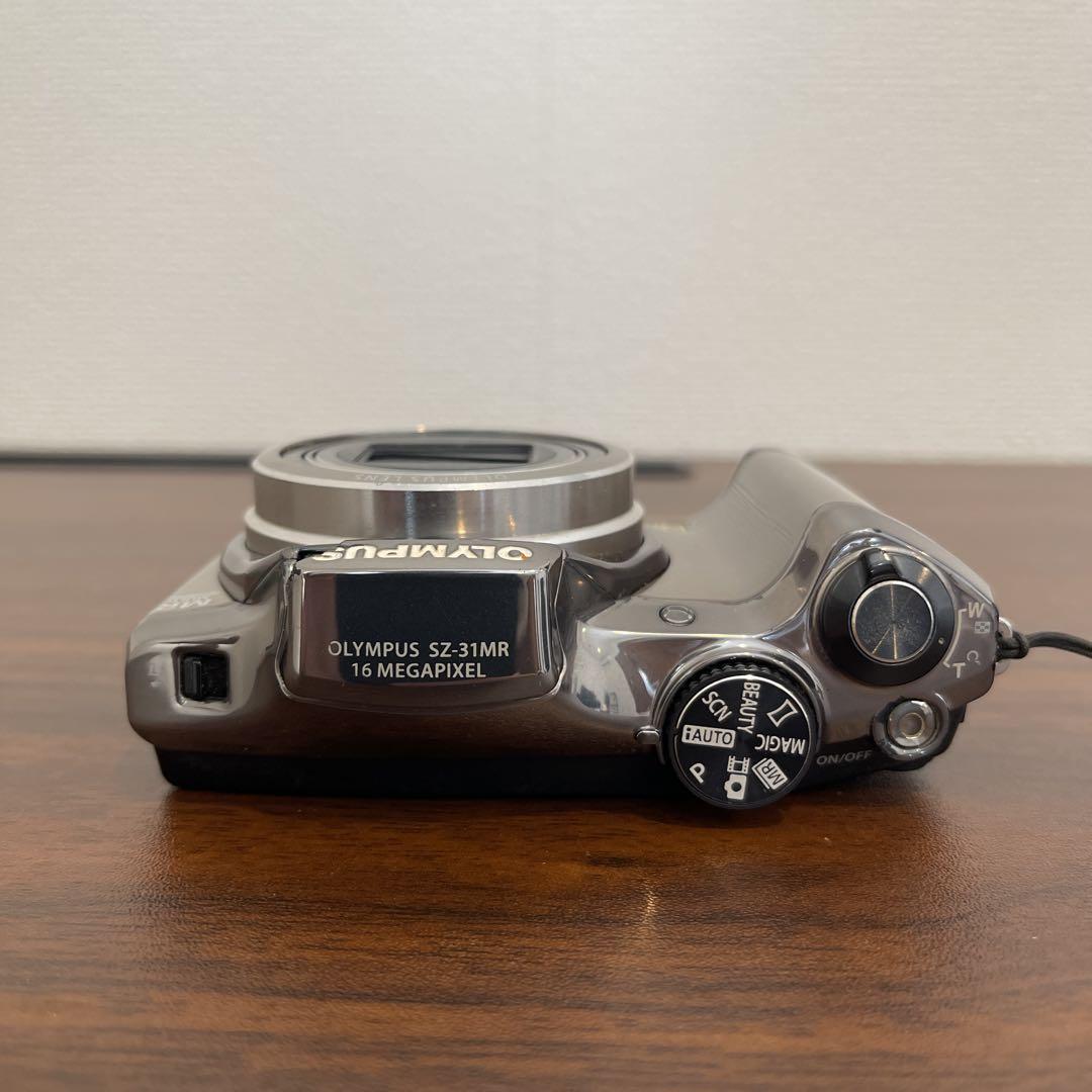 3589 OLYMPUS SZ-31 ブラウン デジカメ
