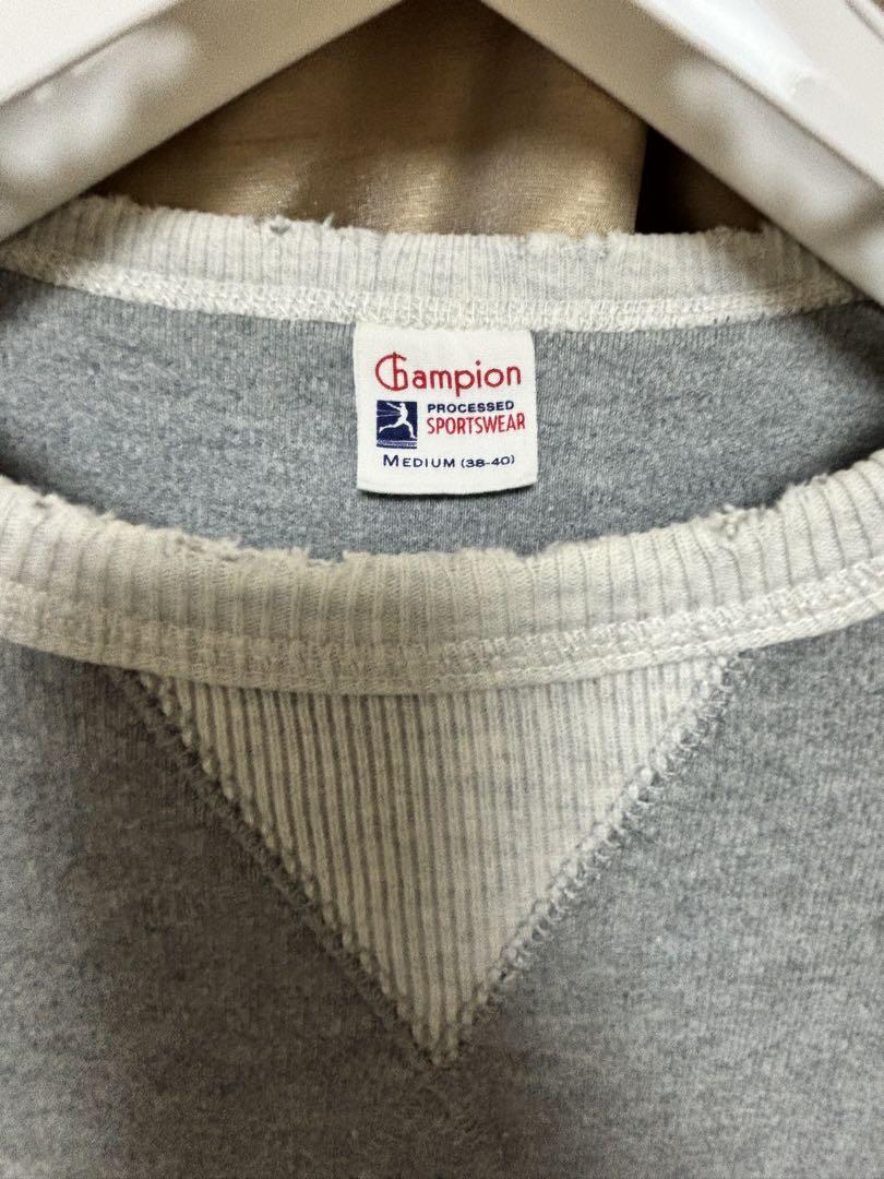 チャンピオン　Champion トレーナー　古着　Wネーム