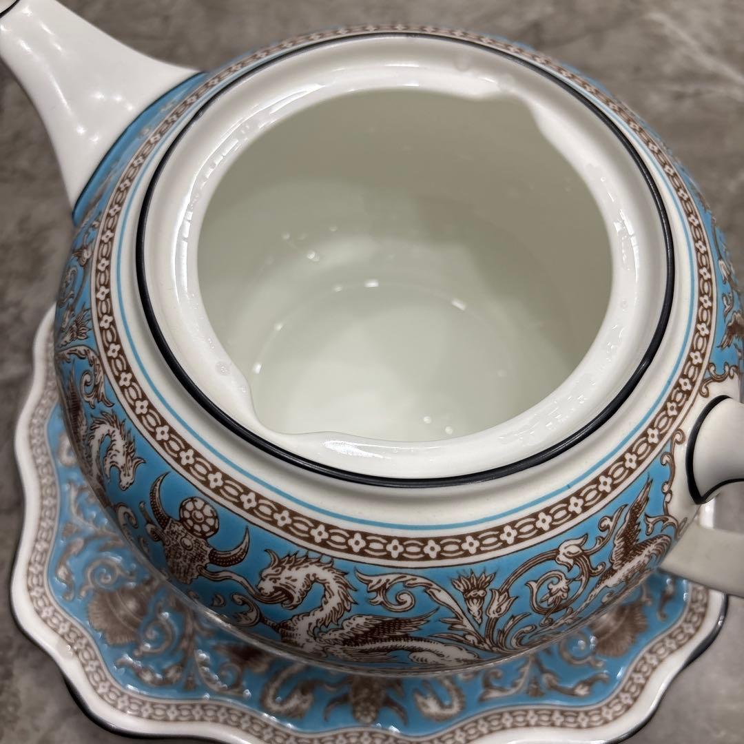 WEDGWOOD フロレンティーン　ターコイズ　セット　黒壺