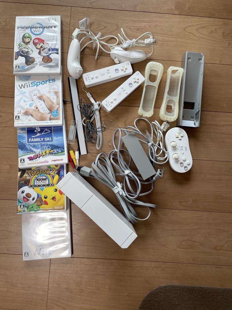 初期化済 】Wii本体とリモコン、ゲームソフトセット - メルカリ