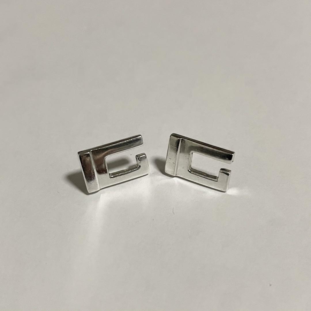 GUCCI グッチ　Gスクエア　ピアス　シルバー　925