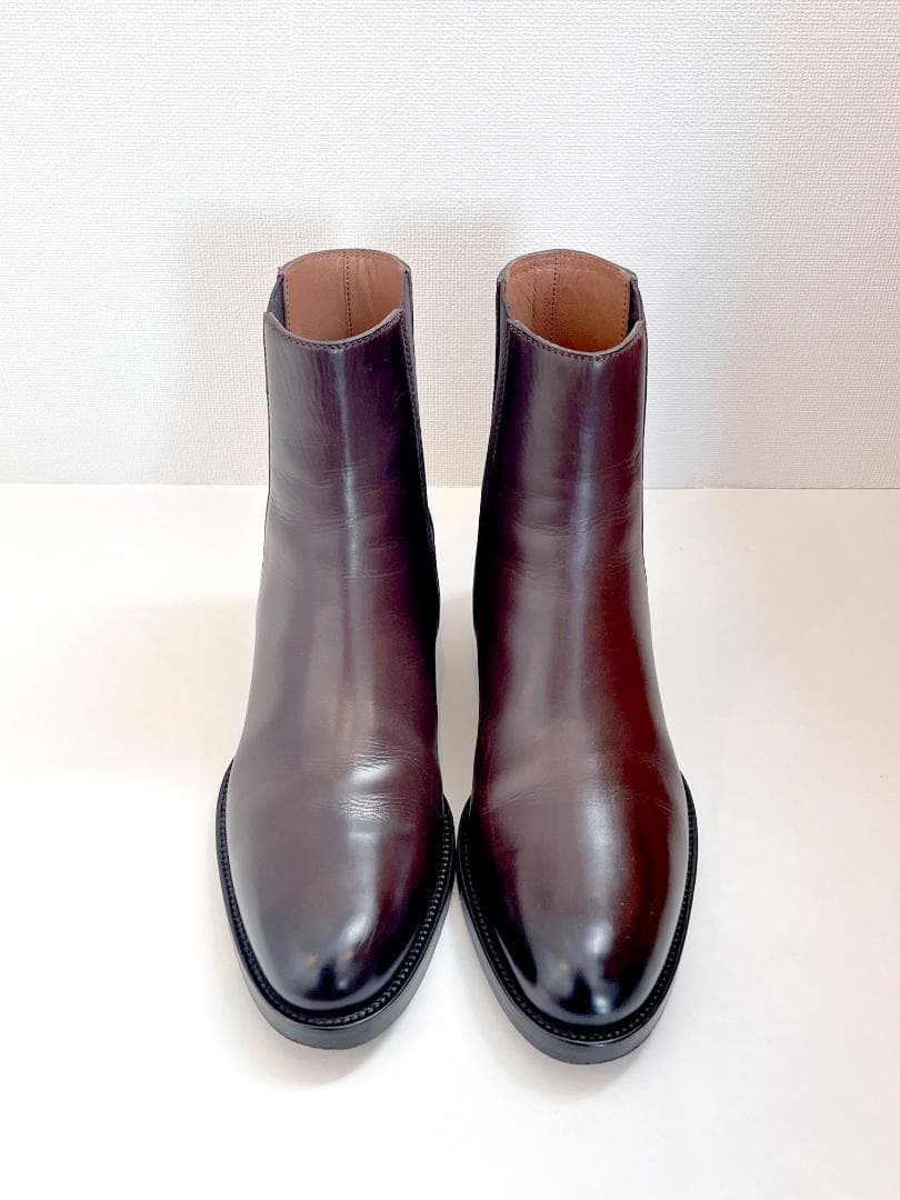 【美品】SARTORE サイドゴアブーツ 37(24cm)ダークブラウン 【美品】SARTORE サイドゴアブーツ 37(24cm)ダークブラウン