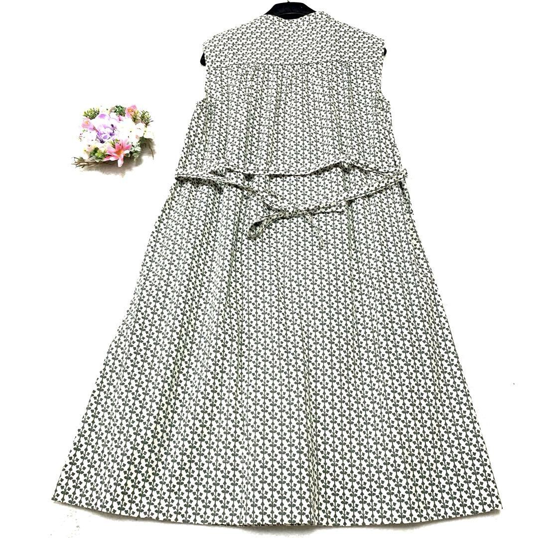 福袋安いいね半額ストア ☆新品級☆現行ローラアシュレイ ロングシャツワンピース ワンピース