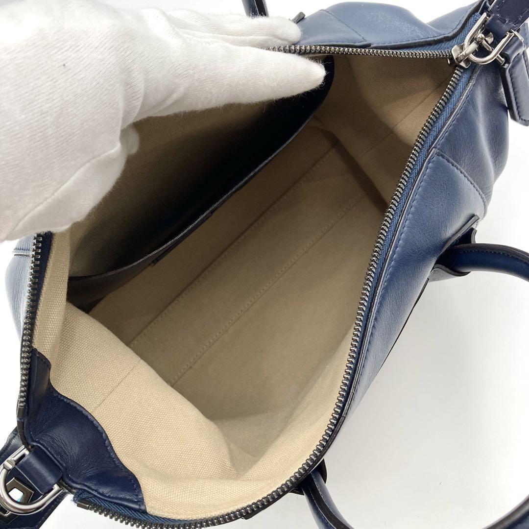 現行！定価約20万✨GIVENCHY アンティゴナソフト バッグ 紺色