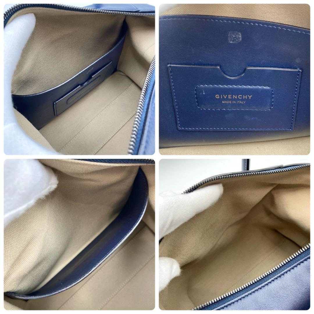 現行！定価約20万✨GIVENCHY アンティゴナソフト バッグ 紺色