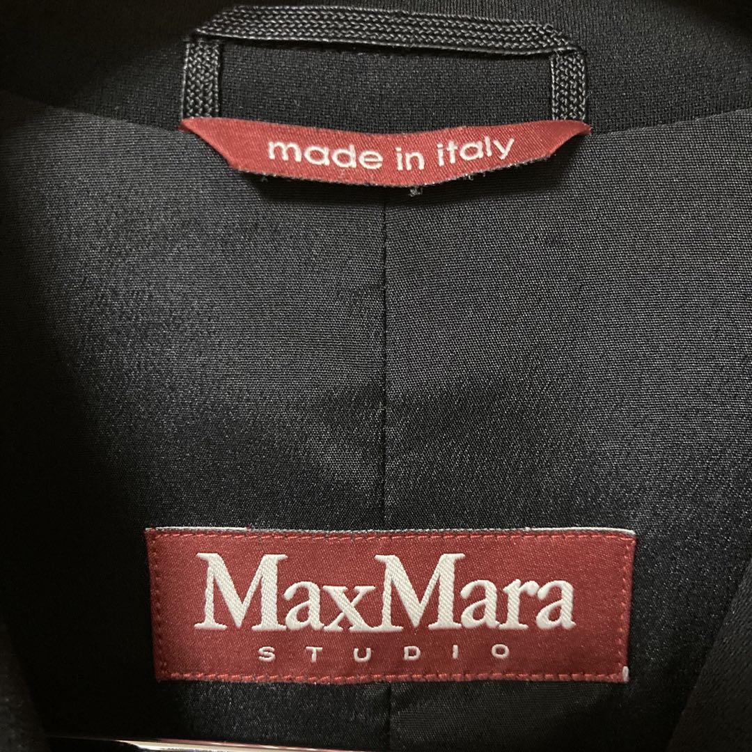 Max Mara レディース テーラードジャケット ブラックフォーマル 40