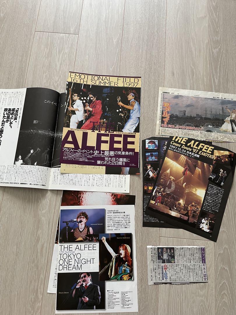 メル46058　THE ALFEE 1987年の切り抜き5ページ THE ALFEE 雑誌切り抜き - メルカリ