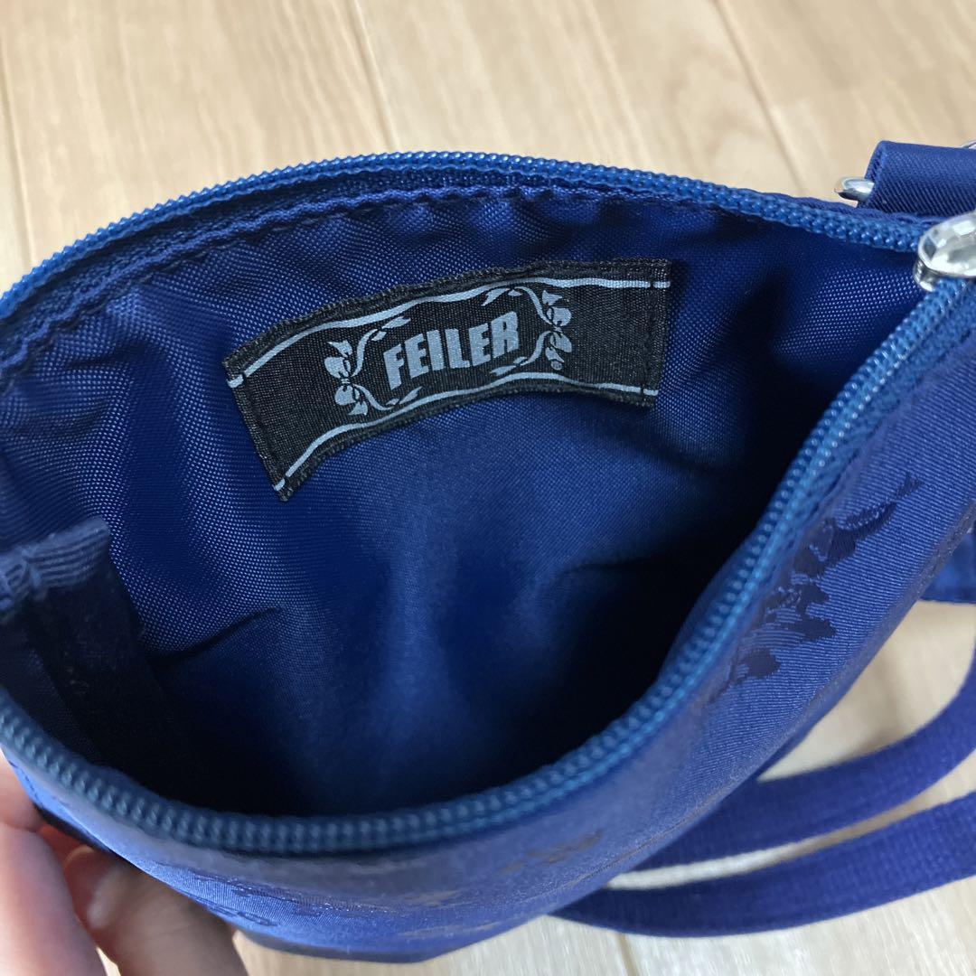 春早割 FEILER ネイビー スマホショルダーバッグ バッグ