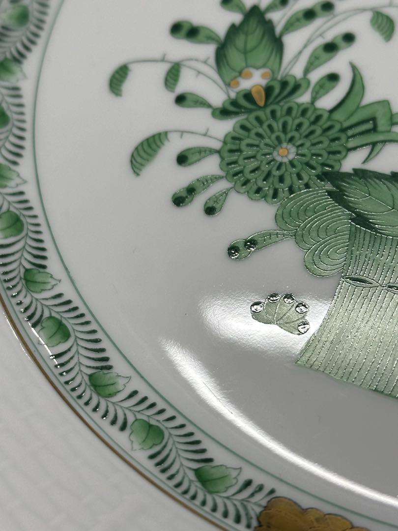 数量限定SALE ヘレンド ①【美品】HEREND インドの華 25.5cm プレート 皿・プレート