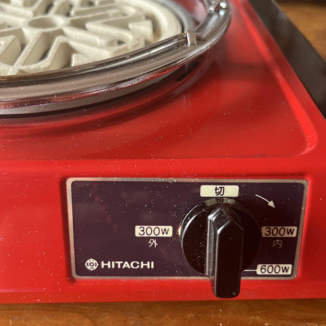 昭和レトロ電気コンロ　日立