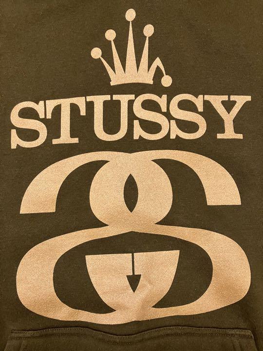 袖丈長袖【レア】STUSSY パーカー 裏起毛 L