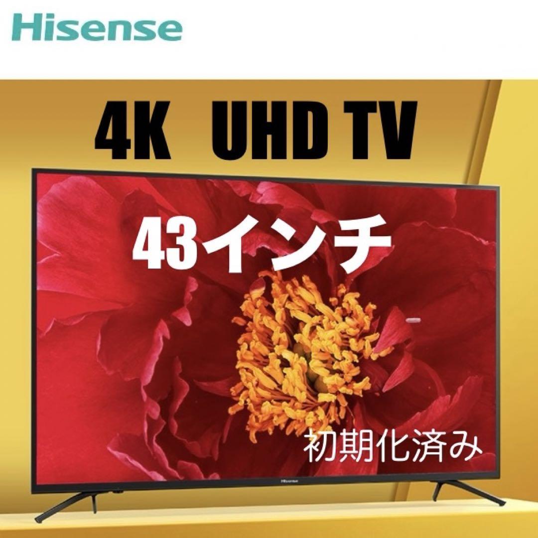 ★初期化済★2019年製 ハイセンス43インチ4K液晶テレビ43F60E初期化済み