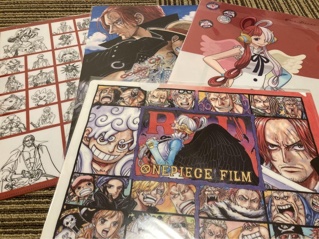 まとめ売りONE PIECE FILM RED クリアファイル セット