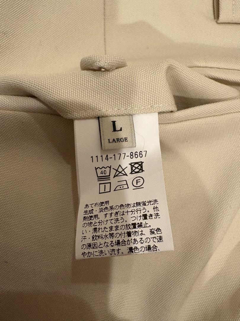 United Arrows コットンキャンバス ミリタリーパンツ Lサイズ パンツ