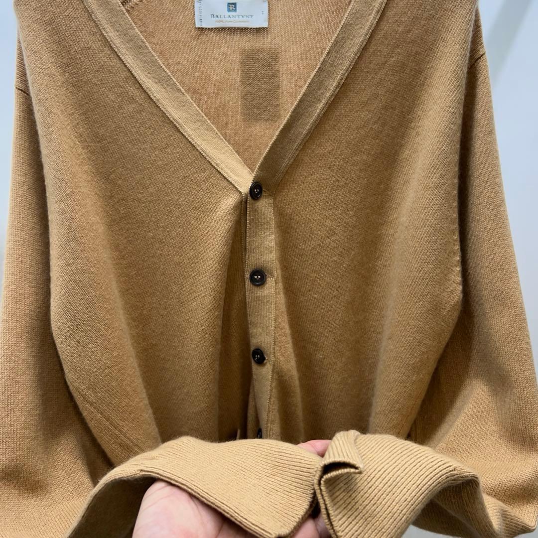 90s Ballantyne Pure Cashmere カーディガンXL(LL)・BALLANTYNE CASHMERE