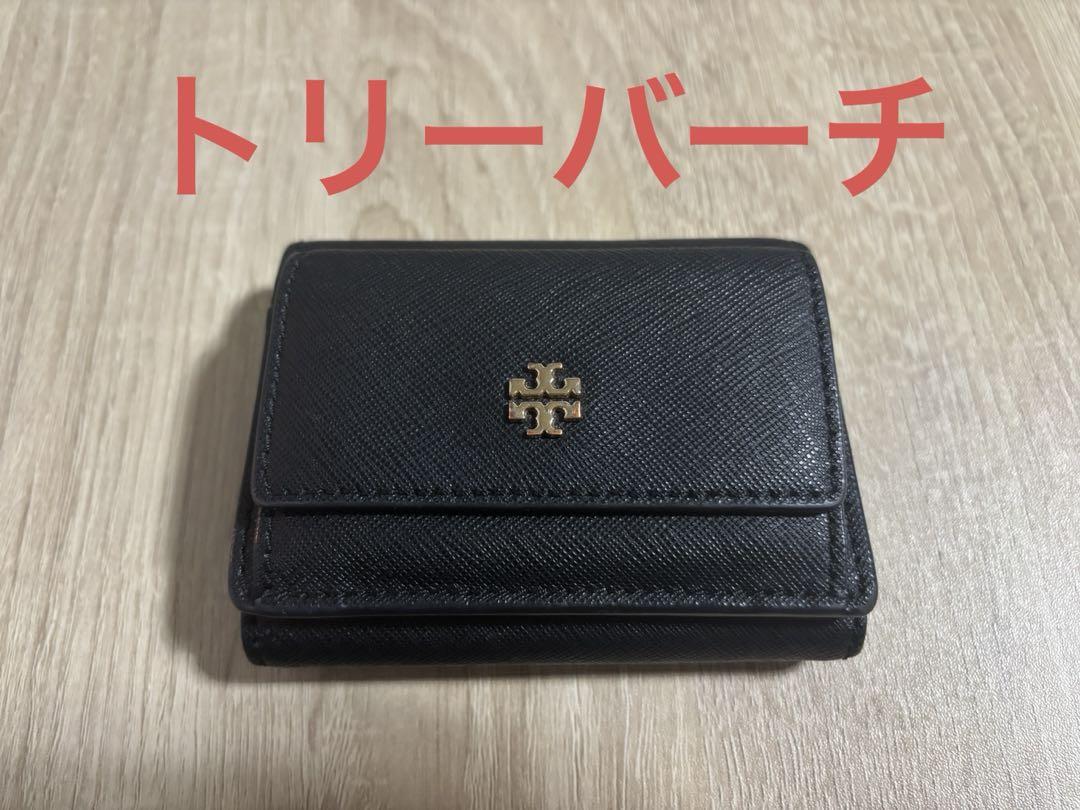 トリーバーチ　レザー 三つ折り財布
