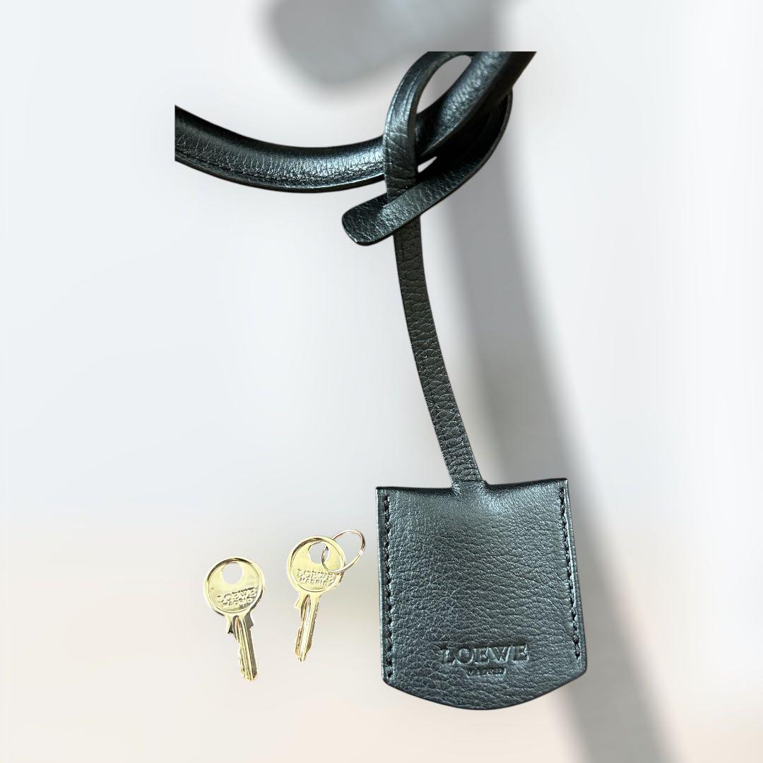 ロエベ【LOEWE】アマソナ35ハラコ レオパード正規品