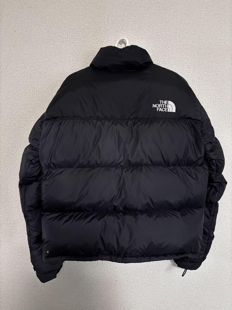 美品ダウンパンパン90sザノースフェイスヌプシフィルパワー700黒VISLON