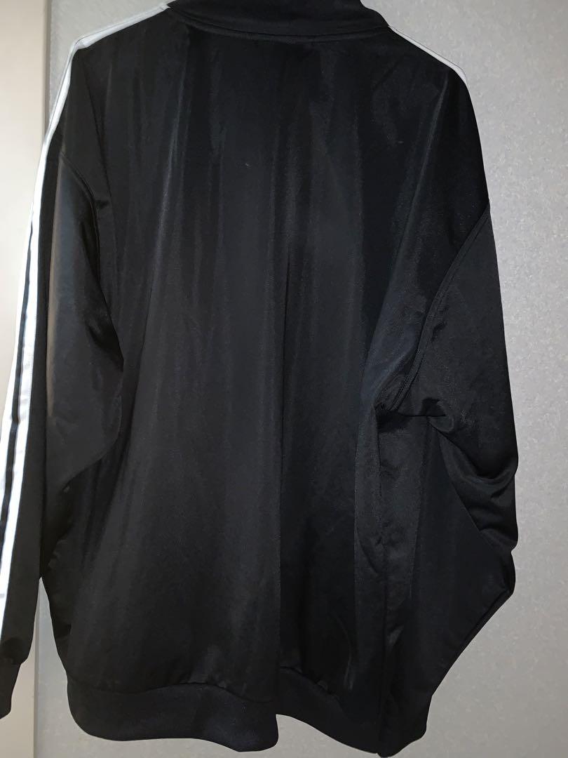 常田大希着用モデル アディダストラックジャケットトップ黒白2XL