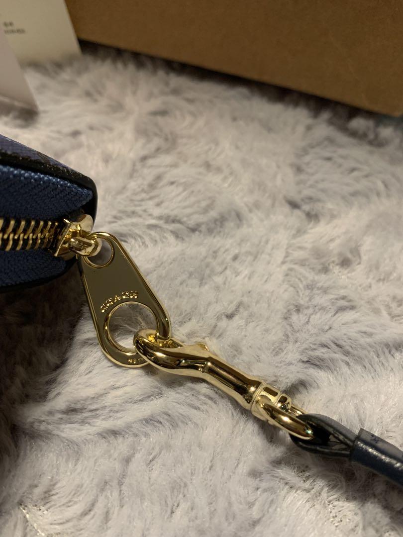 ☆新品未使用☆COACH 長財布 さくらんぼ チェリー デニム シグネチャー