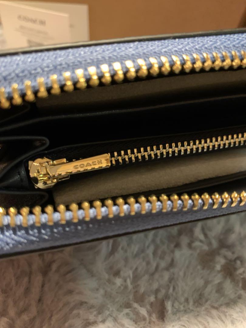 ☆新品未使用☆COACH 長財布 さくらんぼ チェリー デニム シグネチャー