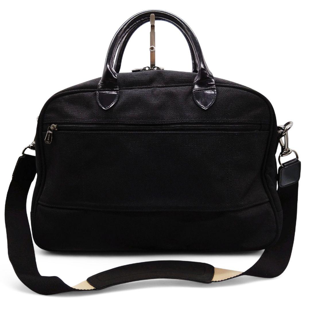 美品 ロンシャン ボストンバッグ ブラック A4対応 2WAY 大容量