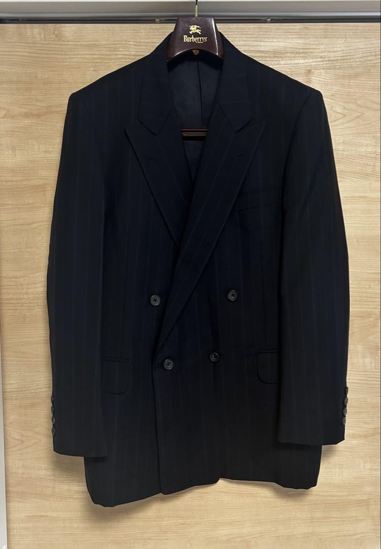 Burberrys スーツセットアップ ダブル 三陽商会 未使用 90s Burberrysダブルスーツセットアップ 仕立てシャツ