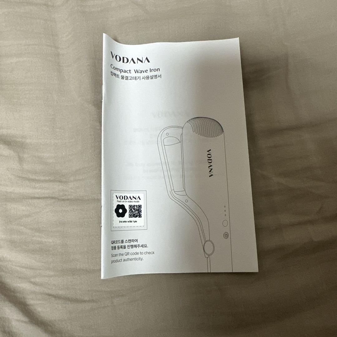 （値下げ）VODANA ボダナ コンパクトウェーブアイロン 38mm アイボリー コンパクトウェーブアイロン｜VODANA (ボダナ)の使い方を徹底