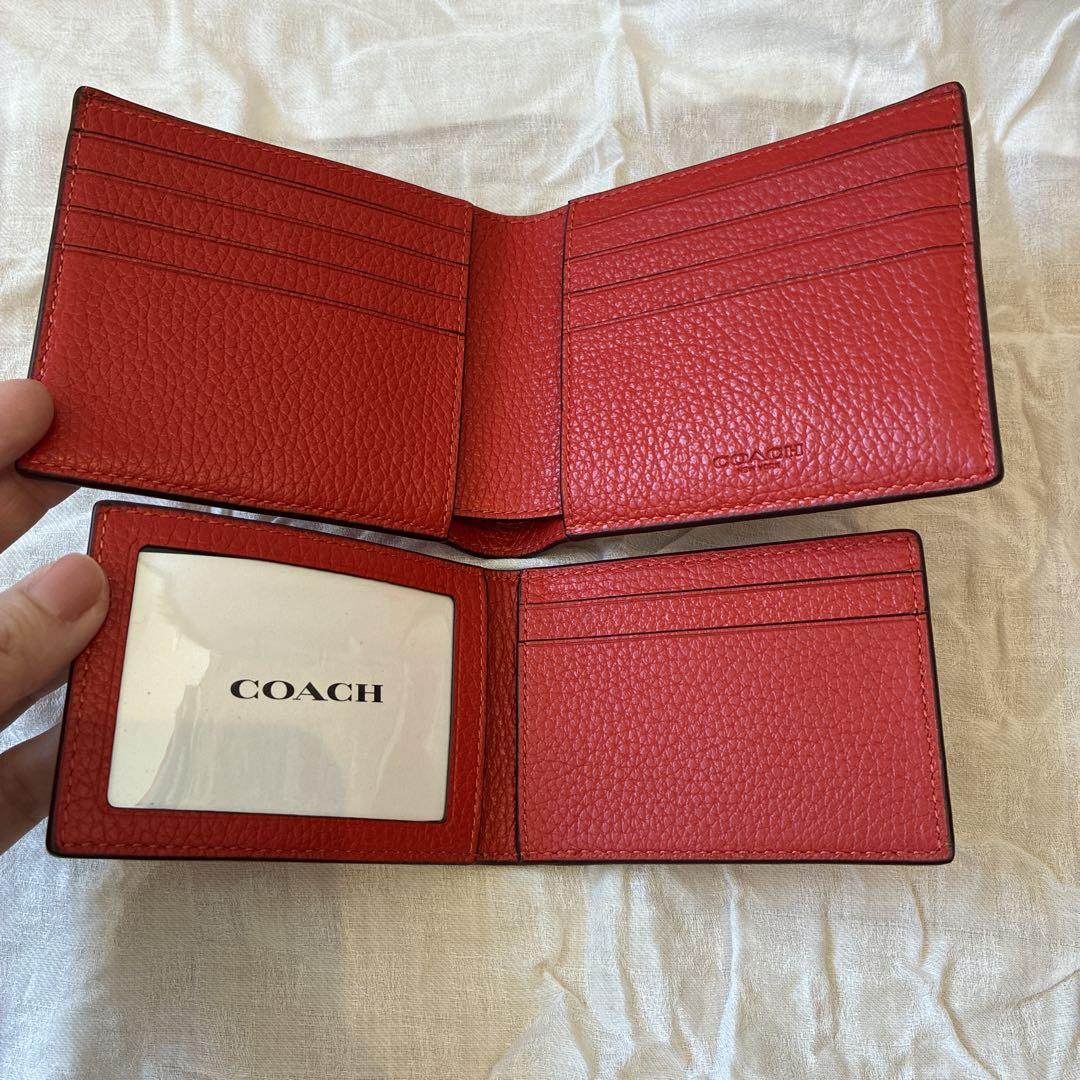 【新品・未使用】COACH 二つ折り財布　3-IN-1 ウォレット