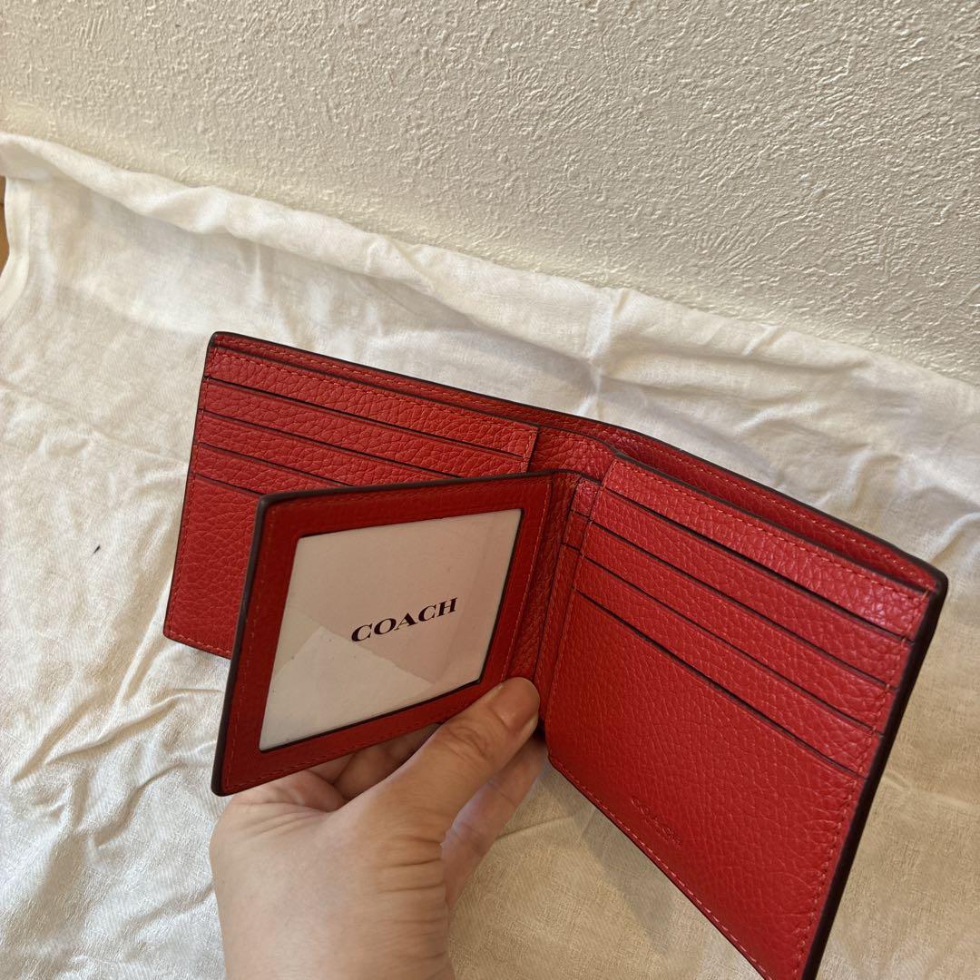 【新品・未使用】COACH 二つ折り財布　3-IN-1 ウォレット