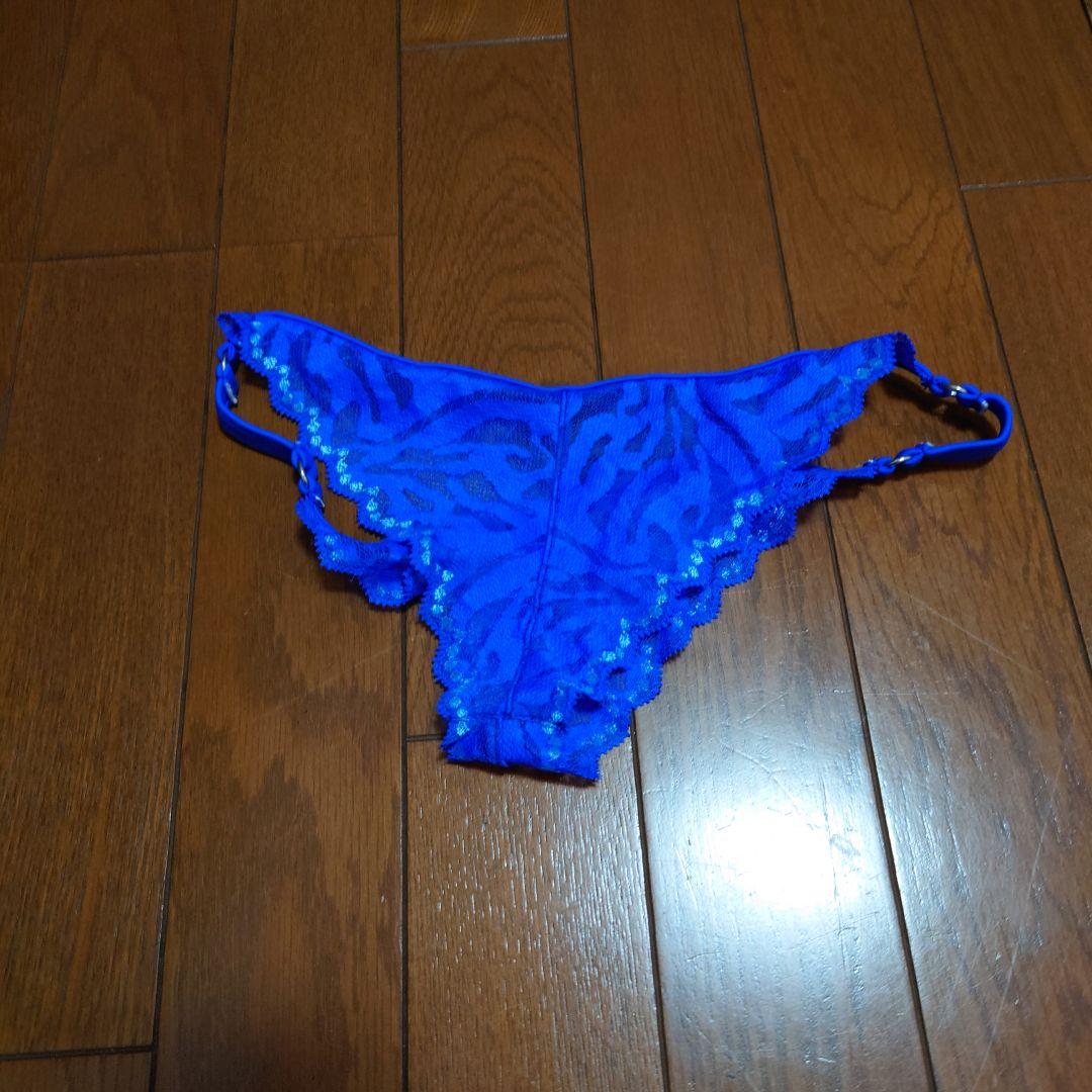 wicked weasel シースルーブルー レース ビキニ 3点セット