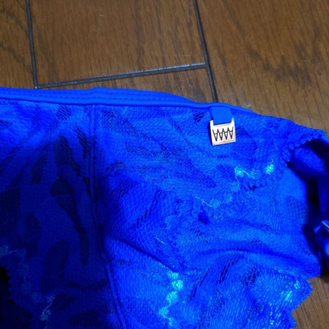 wicked weasel シースルーブルー レース ビキニ 3点セット